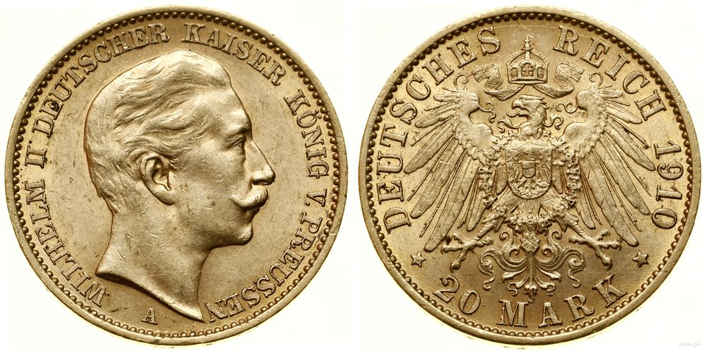 Niemcy, 20 marek, 1910 A