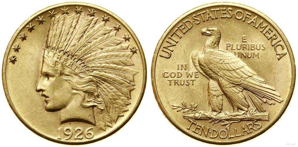 Stany Zjednoczone Ameryki (USA), 10 dolarów, 1926