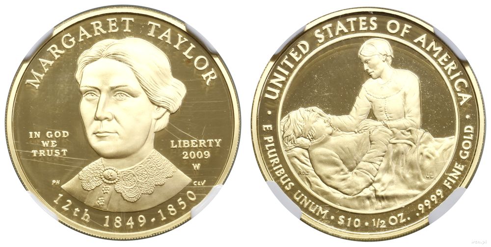 Stany Zjednoczone Ameryki (USA), 10 dolarów = 1/2 uncji, 2009 W