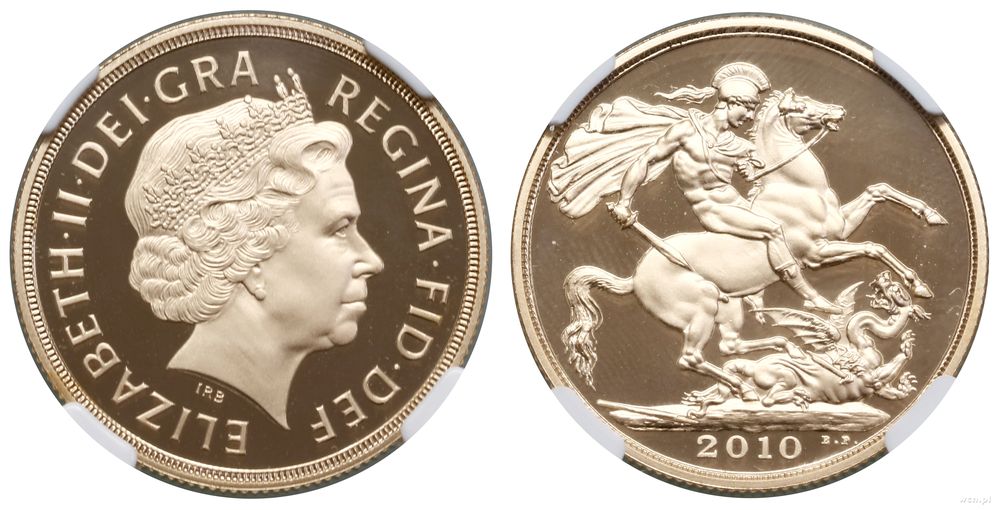 Wielka Brytania, 2 funty (2 sovereigns), 2010
