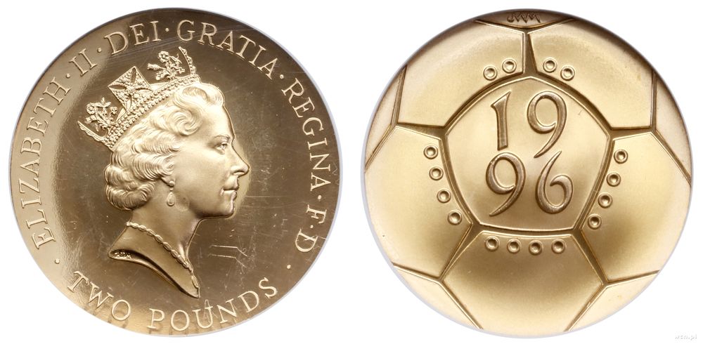 Wielka Brytania, 2 funty (2 sovereigns), 1996