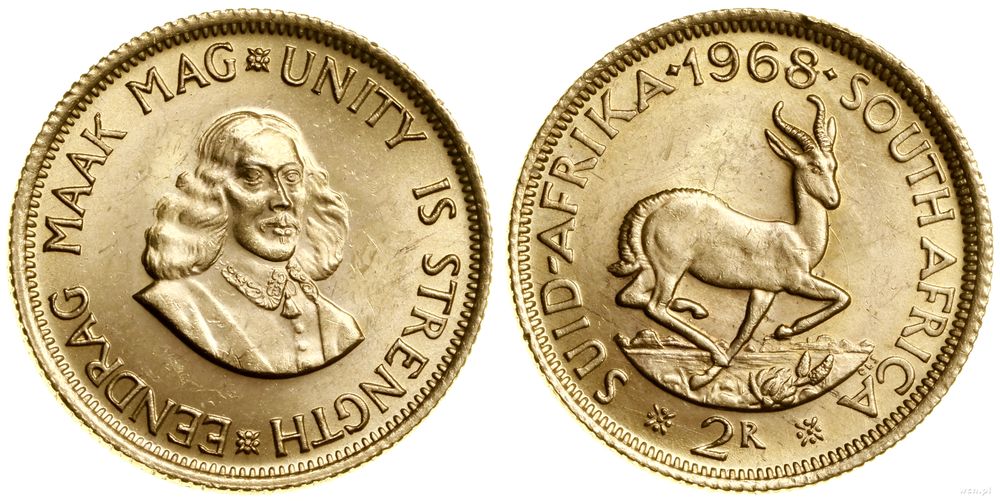 Republika Południowej Afryki, 2 randy, 1968