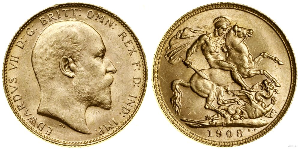 Australia, 1 funt (1 sovereign), 1908 P