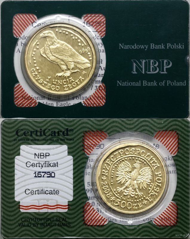 Polska, 500 złotych, 2008