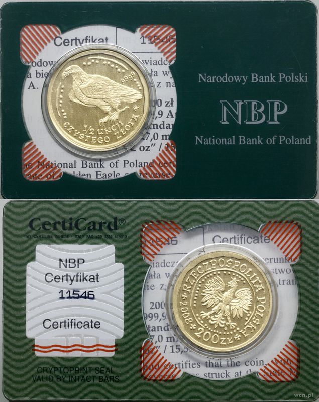 Polska, 200 złotych, 2008