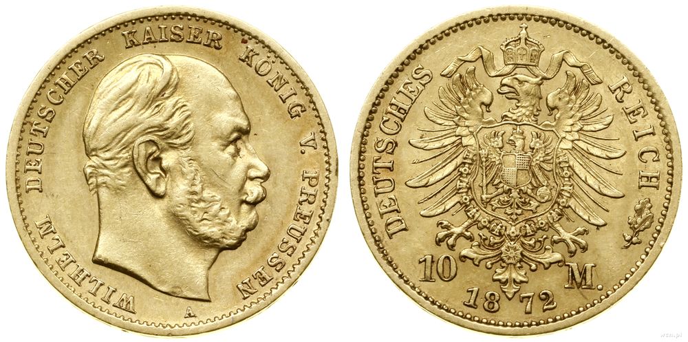 Niemcy, 10 marek, 1872 A