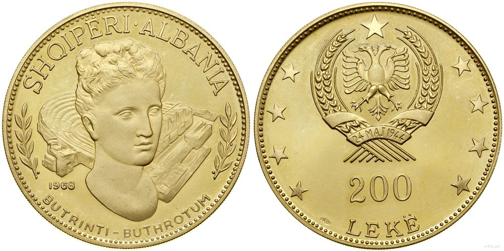 Albania, 200 leke, 1968