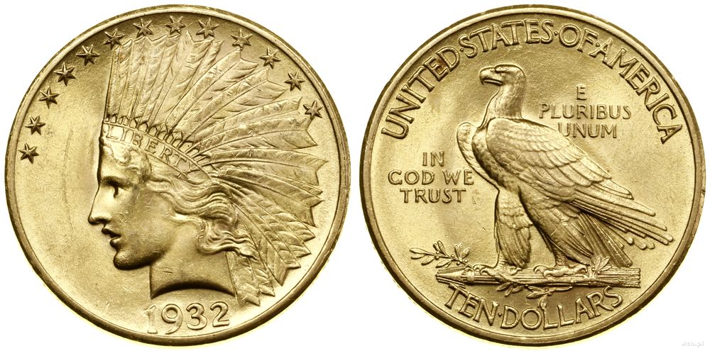 Stany Zjednoczone Ameryki (USA), 10 dolarów, 1932