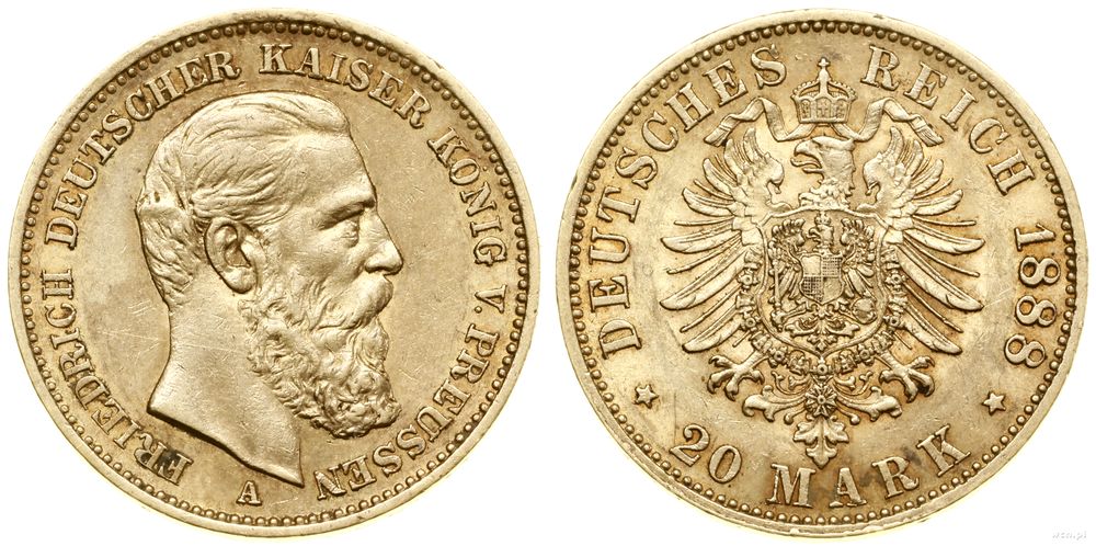 Niemcy, 20 marek, 1888 A