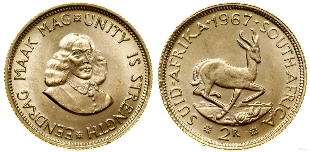 Republika Południowej Afryki, 2 randy, 1967