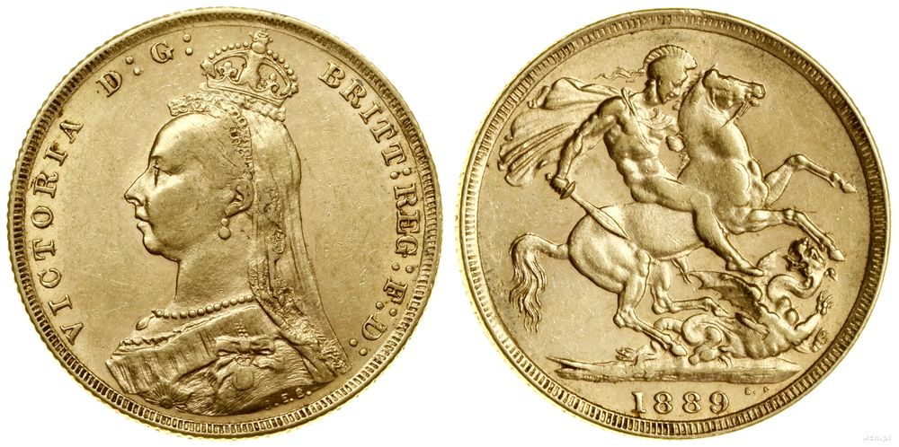 Wielka Brytania, 1 funt (1 sovereign), 1899