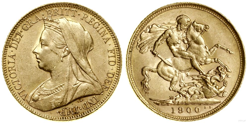 Australia, 1 funt (1 sovereign), 1900 M