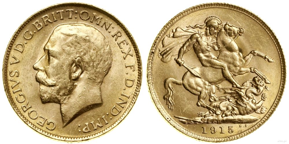 Australia, 1 funt (1 sovereign), 1915 P