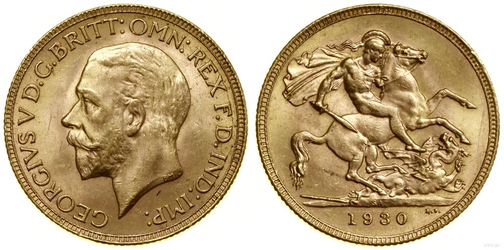 Republika Południowej Afryki, 1 funt (1 sovereign), 1930 SA