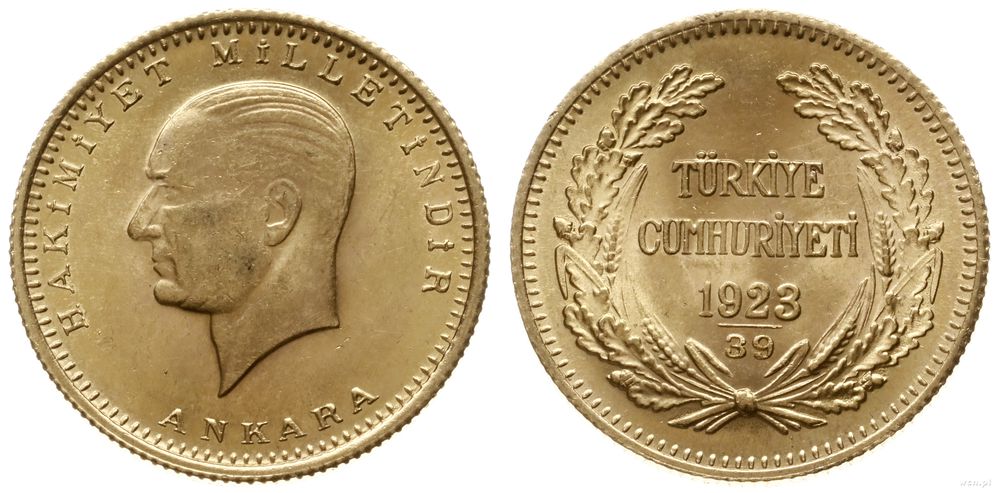 Turcja, 100 kurush, 1923+39 (1962)