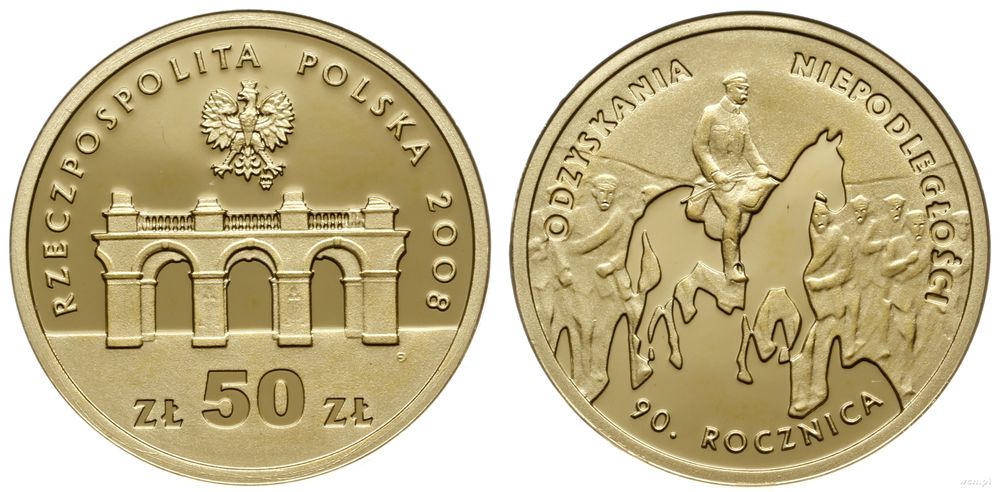 Polska, 50 złotych, 2008