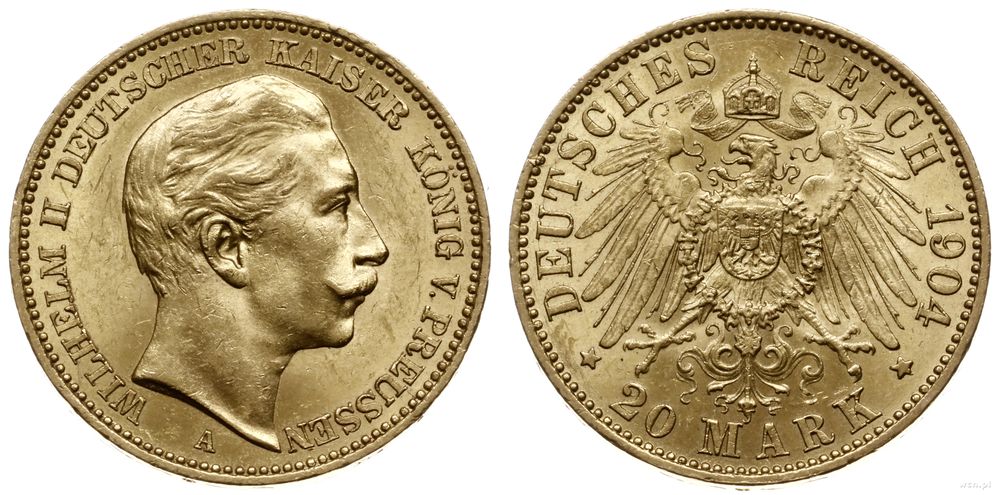 Niemcy, 20 marek, 1904 A