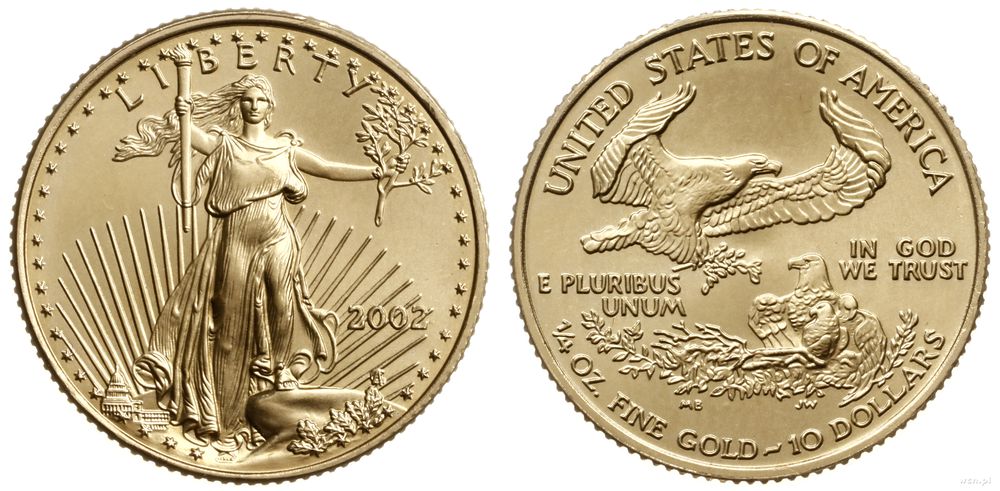 Stany Zjednoczone Ameryki (USA), 10 dolarów, 2002