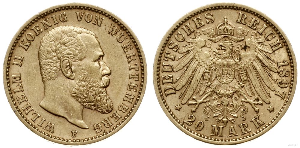 Niemcy, 20 marek, 1897 F