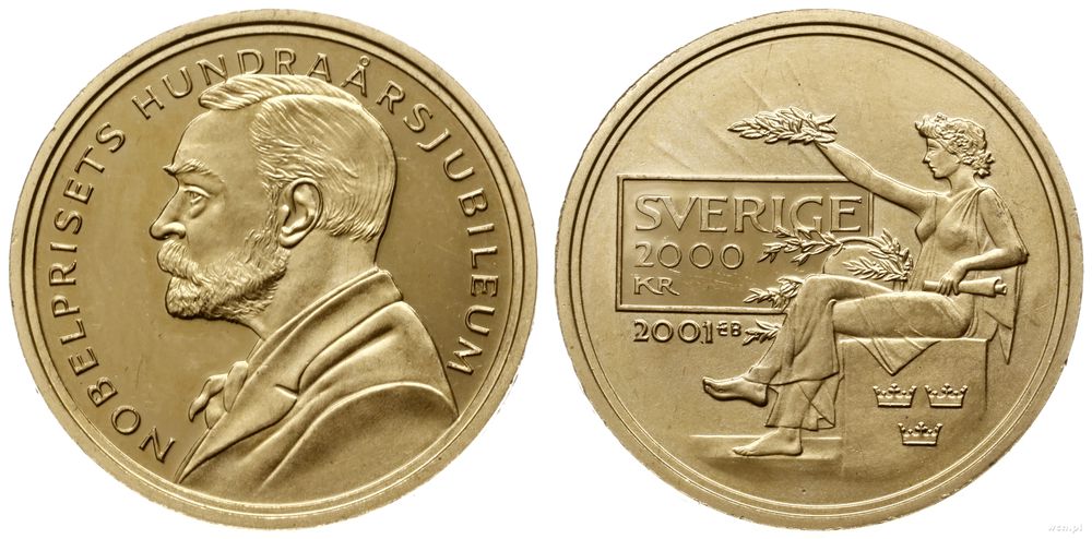 Szwecja, 2.000 koron, 2001
