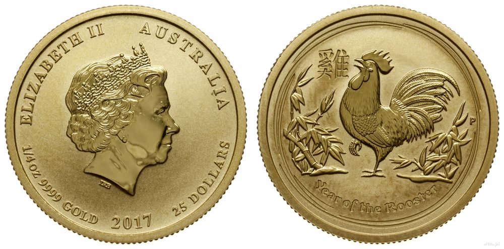 Australia, 25 dolarów, 2017