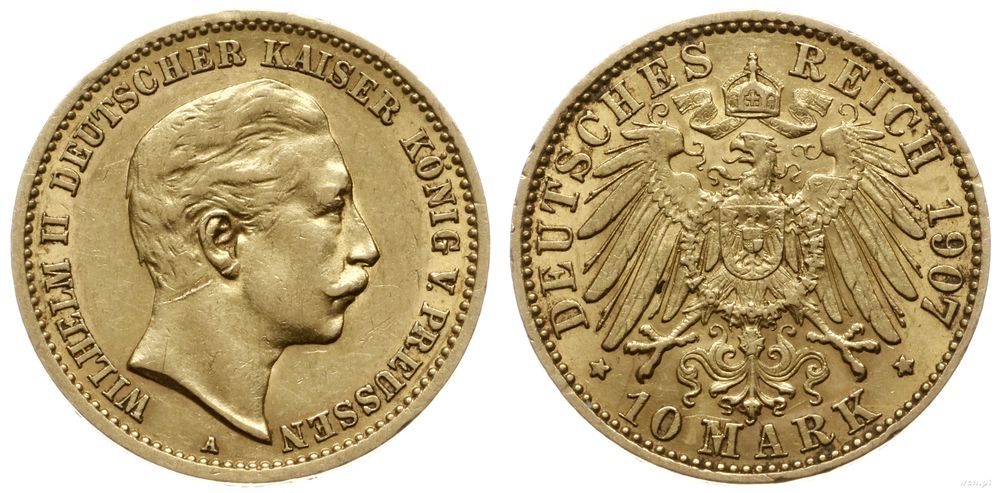 Niemcy, 10 marek, 1907 A