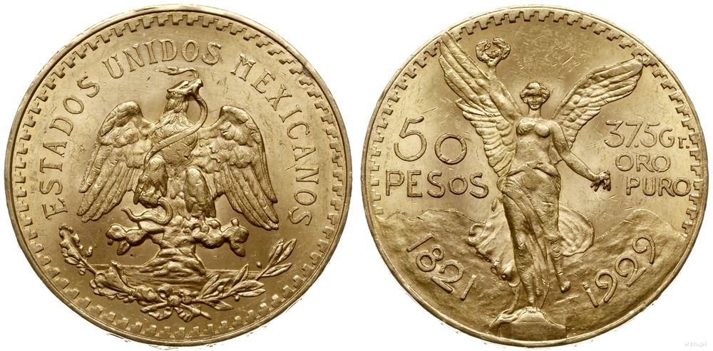 Meksyk, 50 peso, 1929