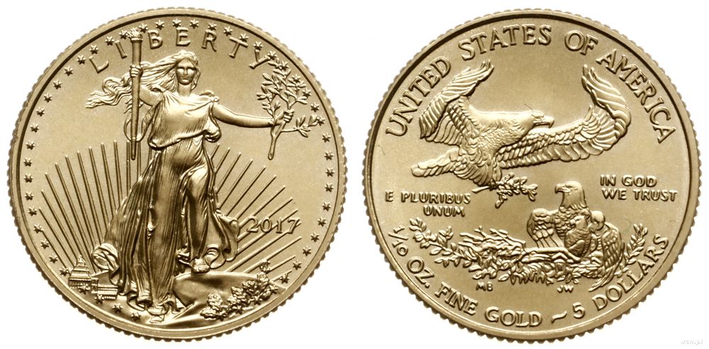 Stany Zjednoczone Ameryki (USA), 5 dolarów, 2017
