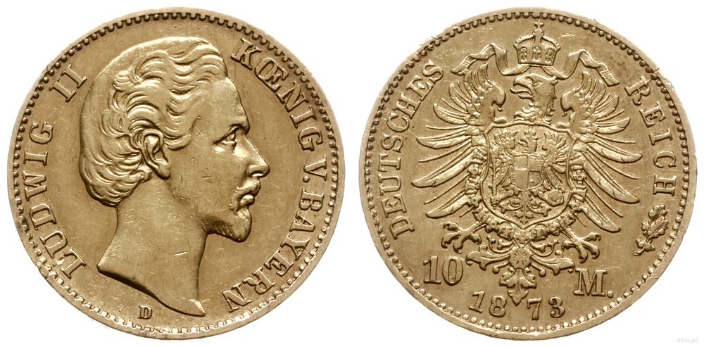 Niemcy, 10 marek, 1873 D