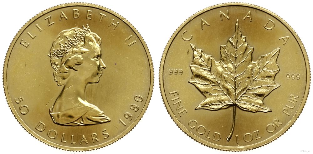 Kanada, 50 dolarów, 1980