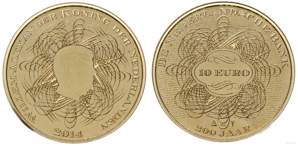 Niderlandy, 10 euro, 2014
