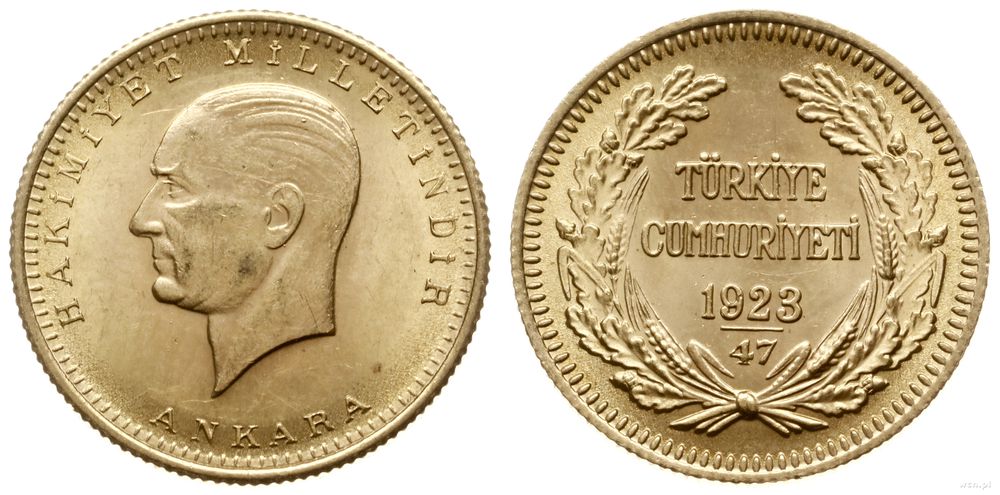 Turcja, 100 kurush, 1970 (1923+47)