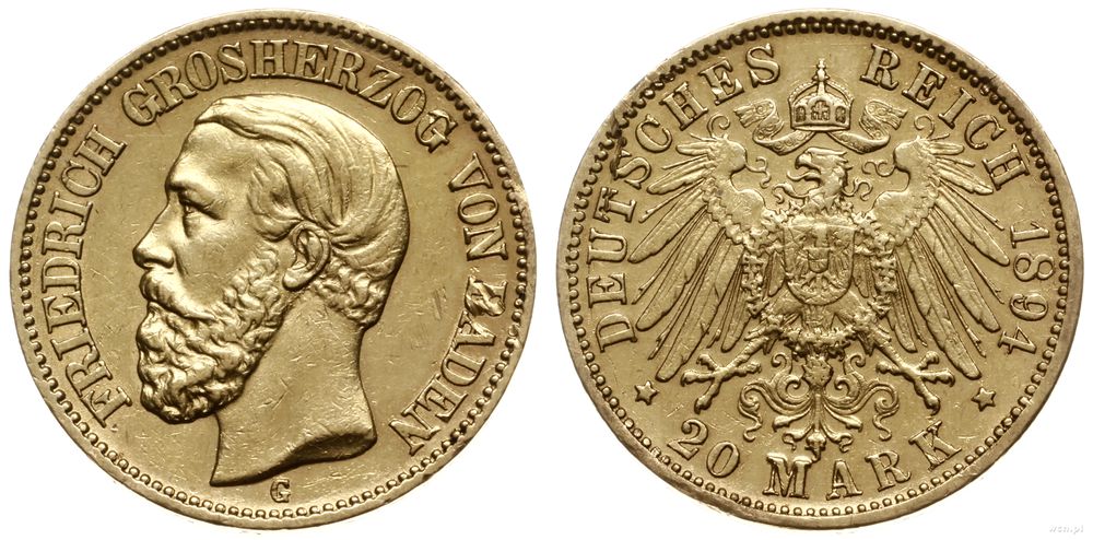 Niemcy, 20 marek, 1894 G