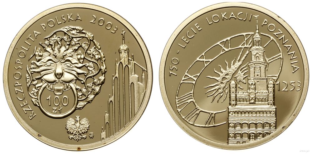 Polska, 100 złotych, 2003