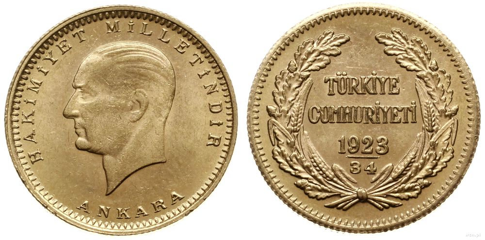 Turcja, 100 kurush, 1957 (1923+34)