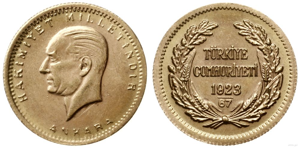 Turcja, 100 kurush, 1990 (1923+67)