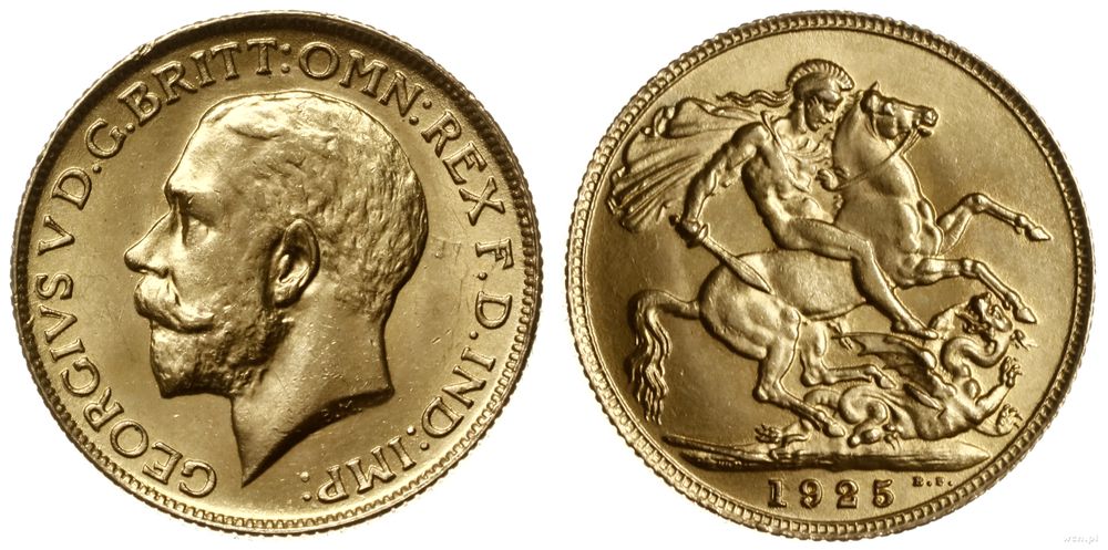 Wielka Brytania, 1 funt, 1925