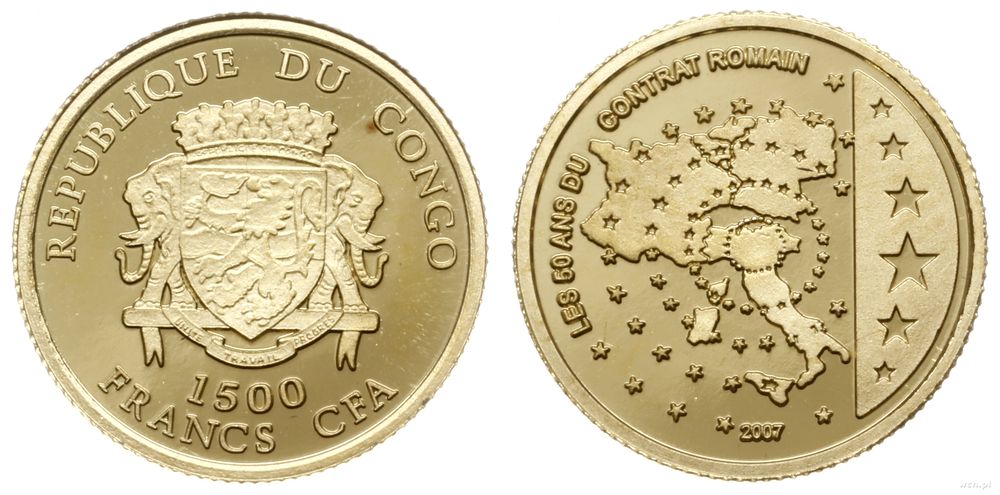 Kongo, 1.500 franków, 2007