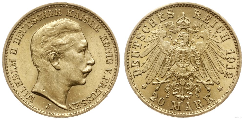 Niemcy, 20 marek, 1912 J