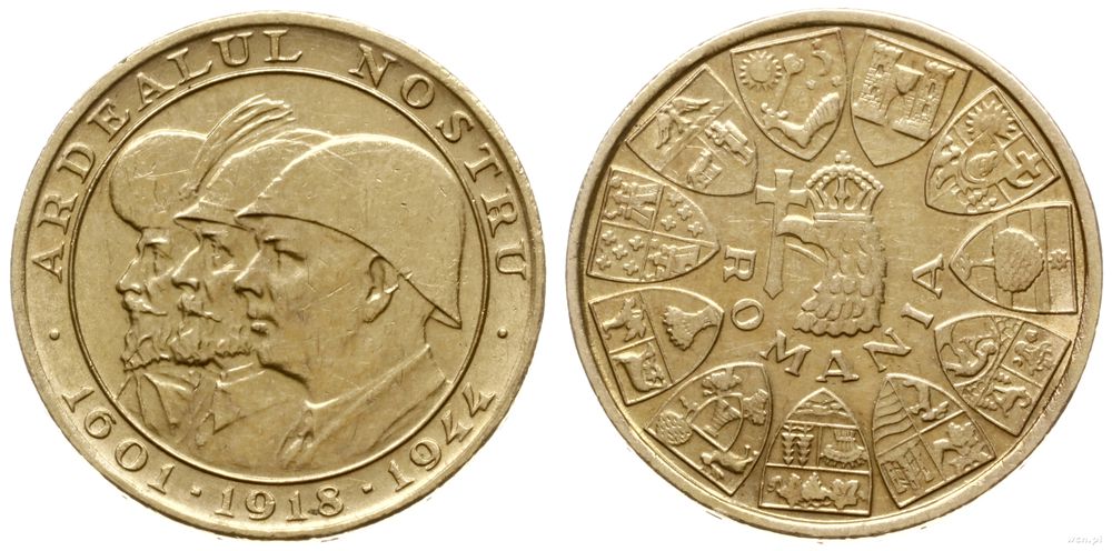 Rumunia, 20 lei medalowe, 1944