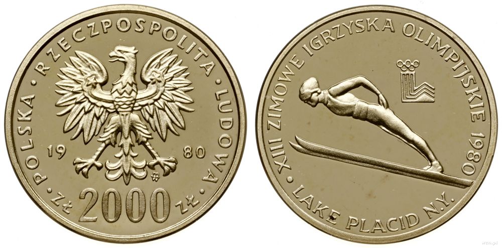Polska, 2.000 złotych, 1980