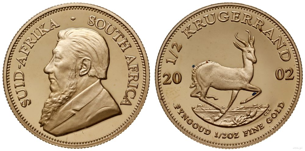 Republika Południowej Afryki, 1/2 krugerranda, 2002