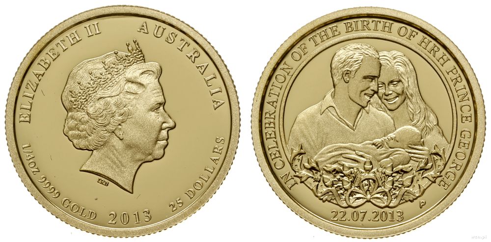 Australia, 25 dolarów, 2013 P