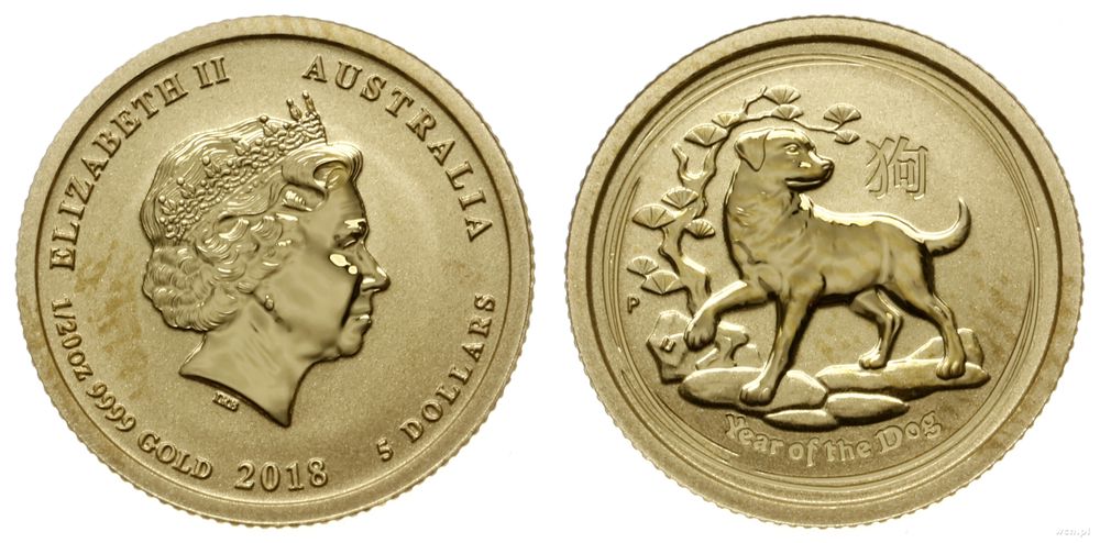 Australia, 5 dolarów, 2018