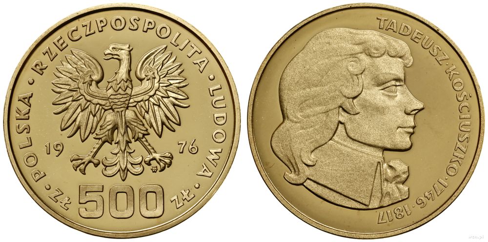 Polska, 500 złotych, 1976