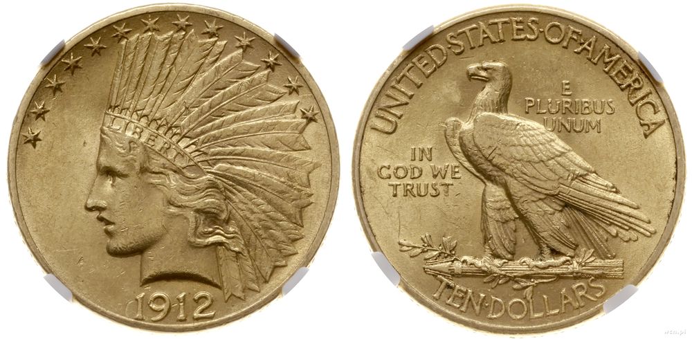 Stany Zjednoczone Ameryki (USA), 10 dolarów, 1912