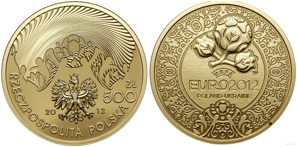 Polska, 500 złotych, 2012