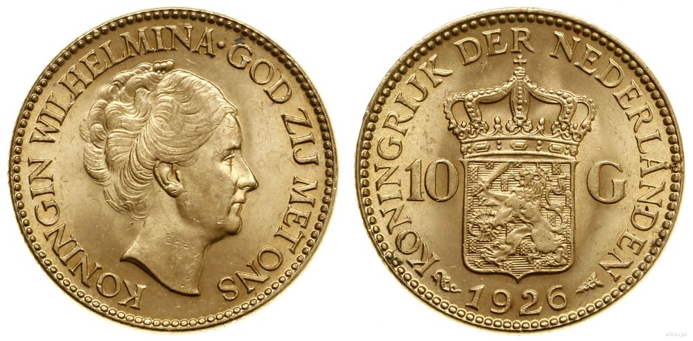 Niderlandy, 10 guldenów, 1926