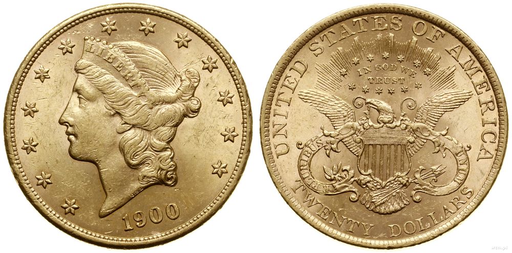 Stany Zjednoczone Ameryki (USA), 20 dolarów, 1900