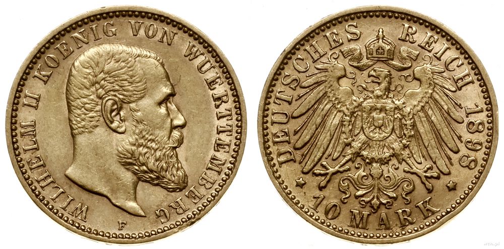 Niemcy, 10 marek, 1898 F